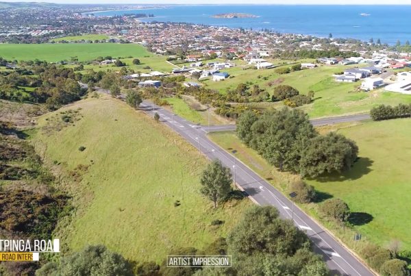 Victor Harbor solar roadway lighting project